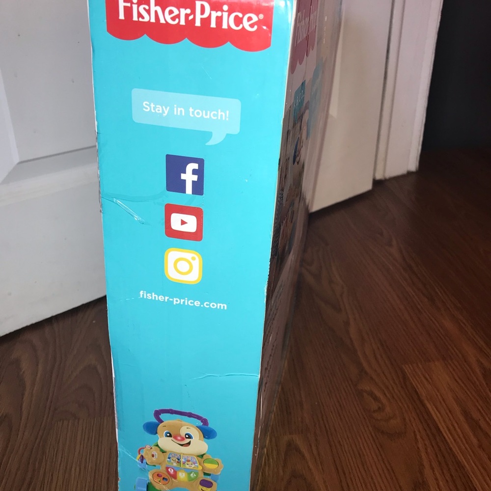 Unopened FISHER-PRICE 6-36 months. Learn with puppy walker.